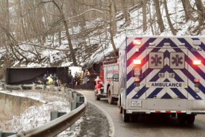 Coal truck shuts down Fairmont Road for hours